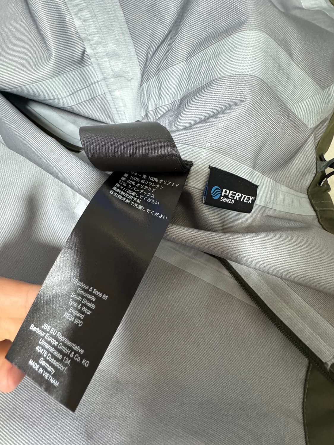 바버 앤드원더 3L 비데일 자켓(XL, 올리브) 상품이미지7