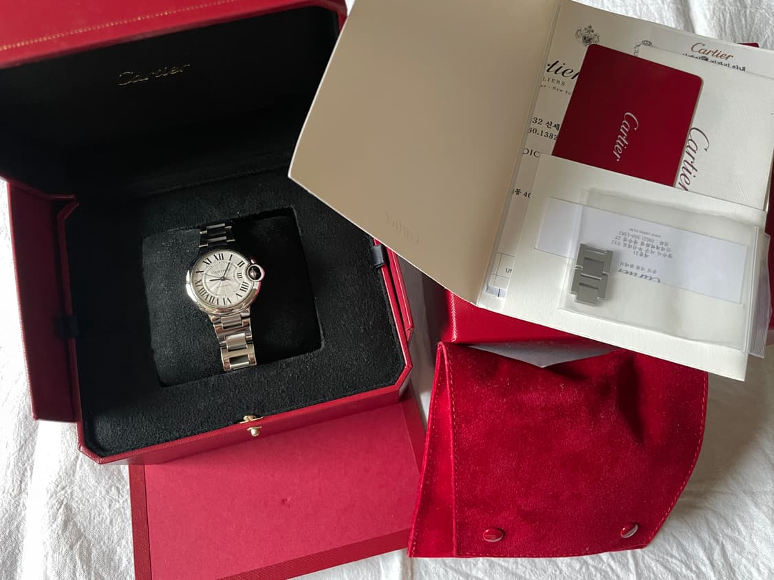 까르띠에 발롱블루 33mm 풀세트 상품이미지1