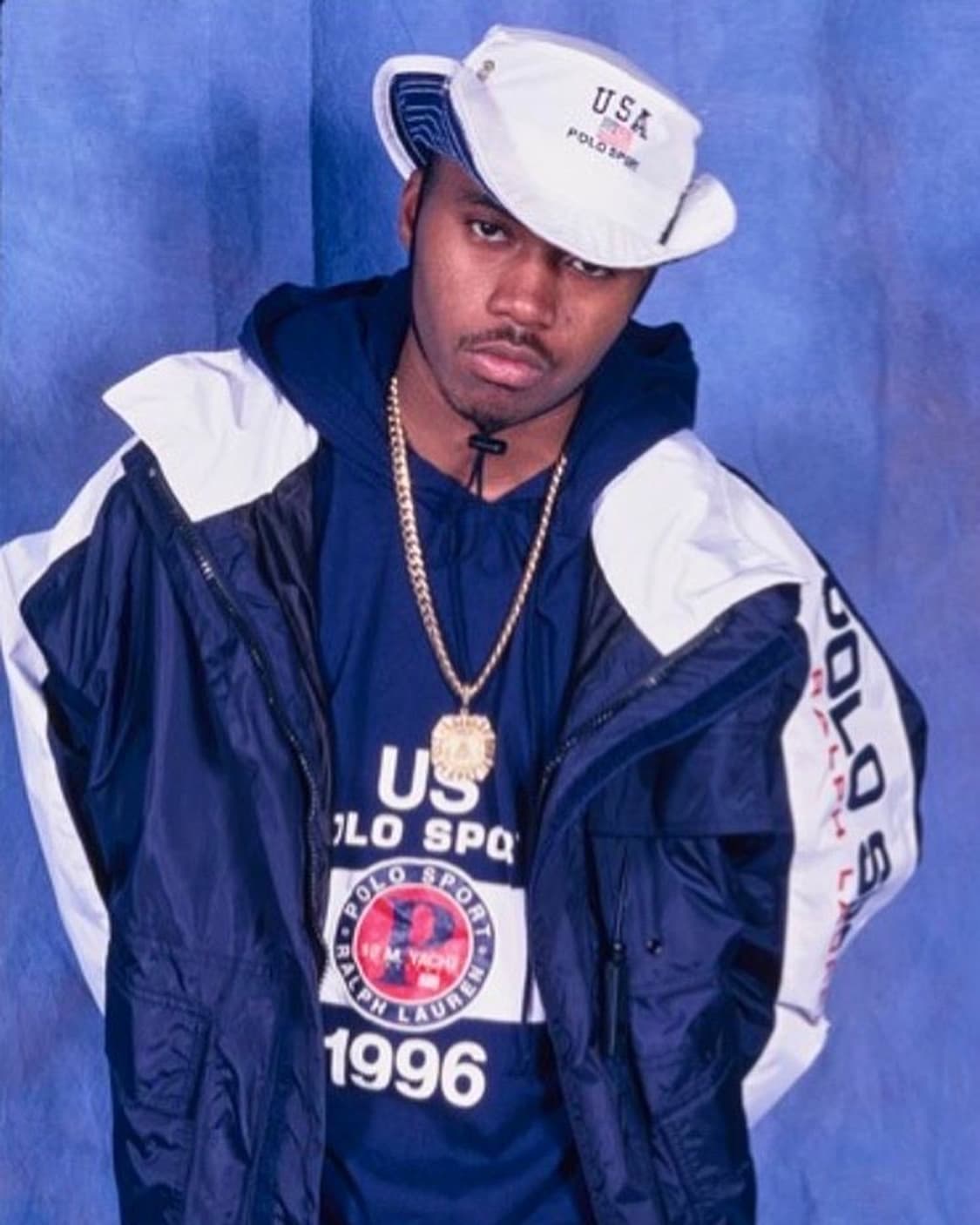 90s 빈티지 나스 폴로스포츠 스펠아웃 자켓  상품이미지1