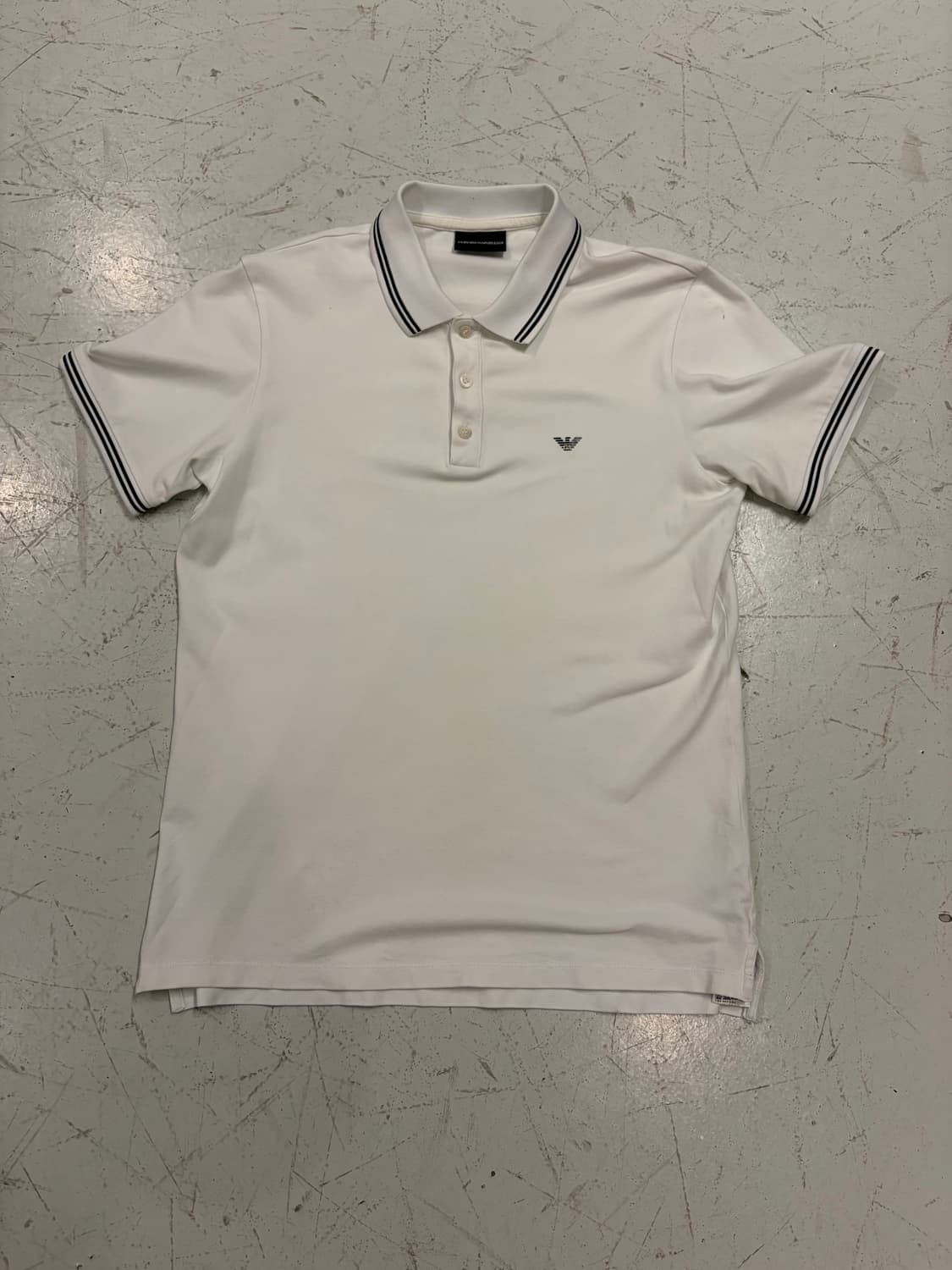 Emporio Armani 화이트 폴로 셔츠 상품이미지3