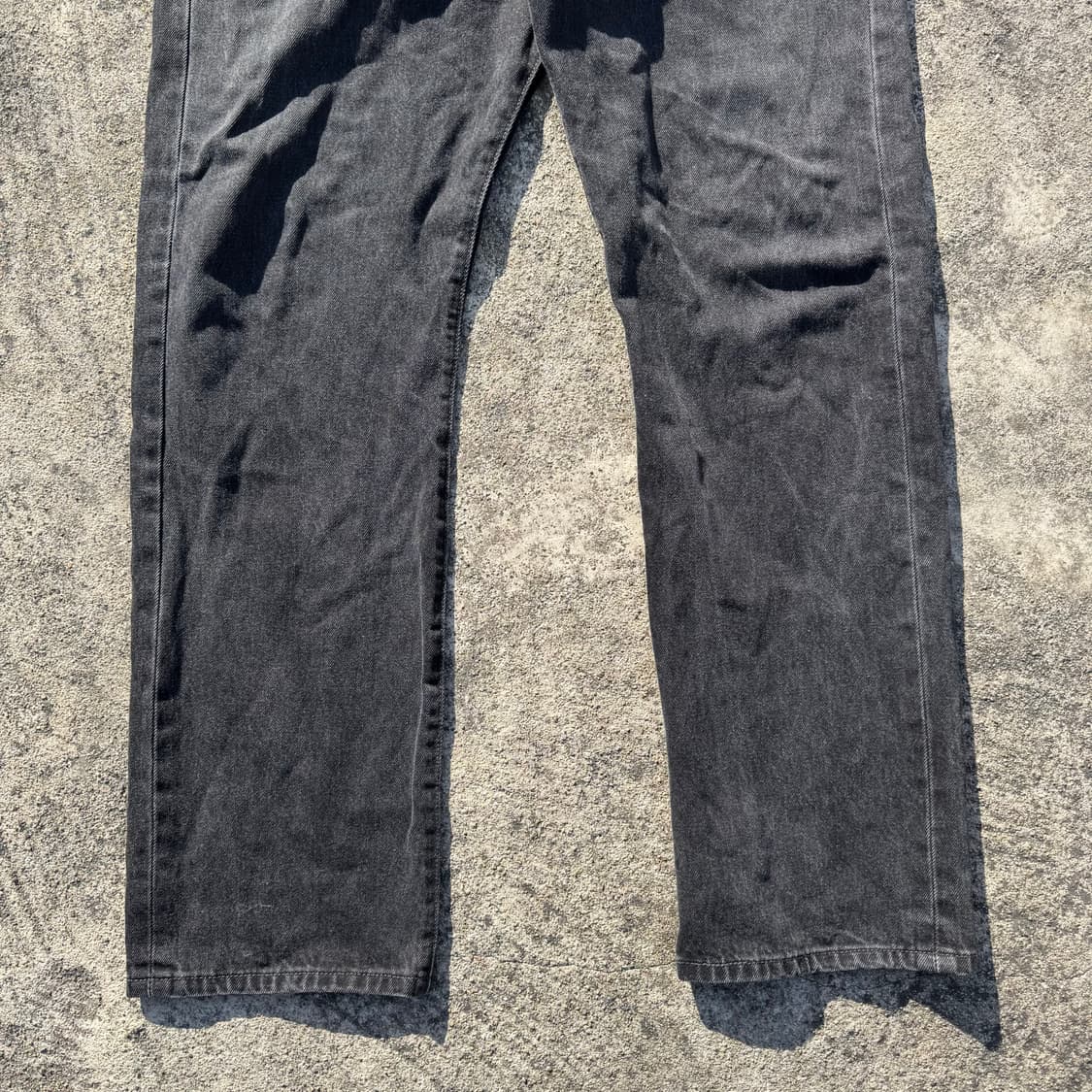 [38] 리바이스 501 흑청 데님 팬츠 상품이미지5