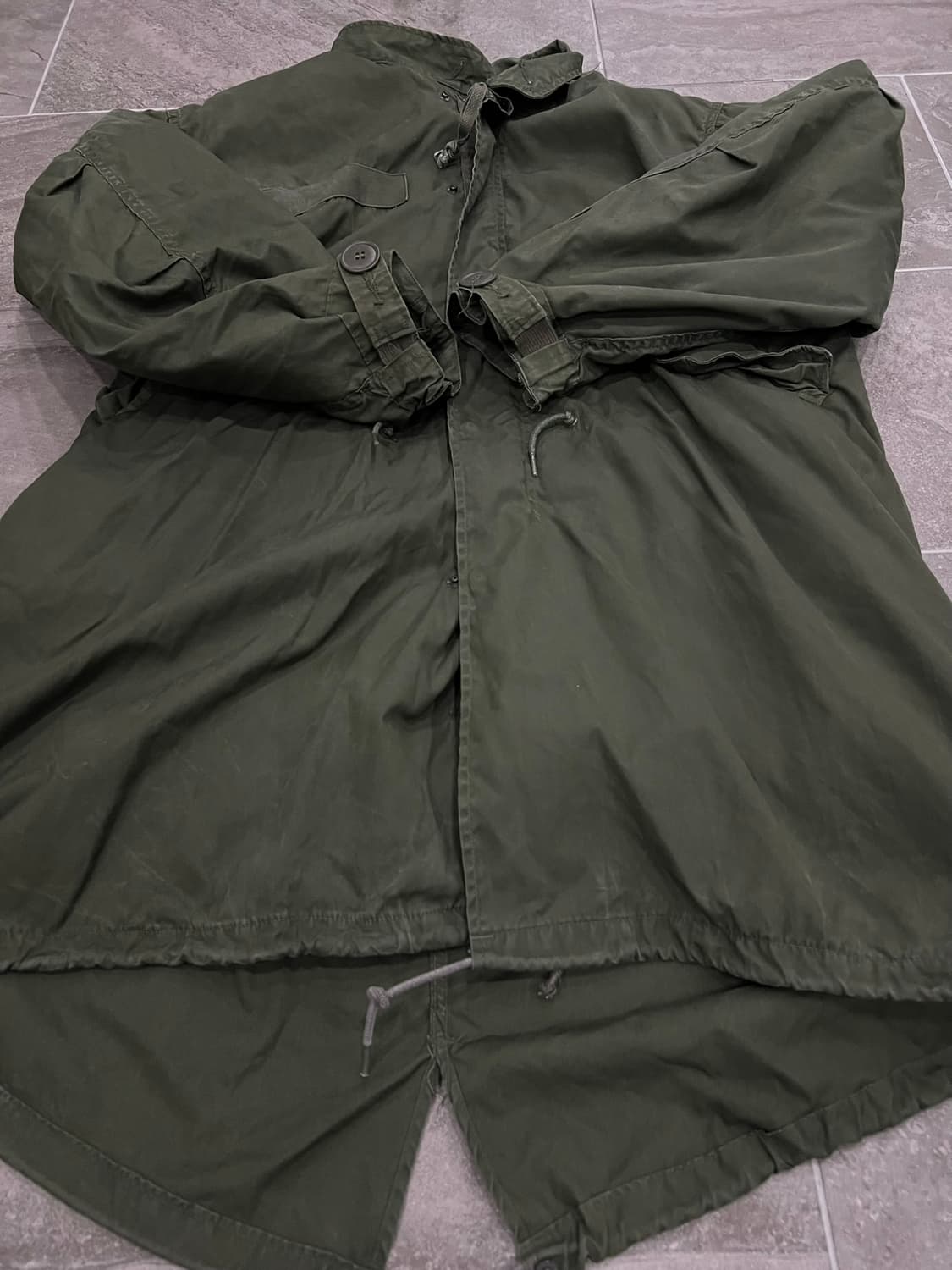 (S) M65 피쉬테일 오리지널 개파카 상품이미지8