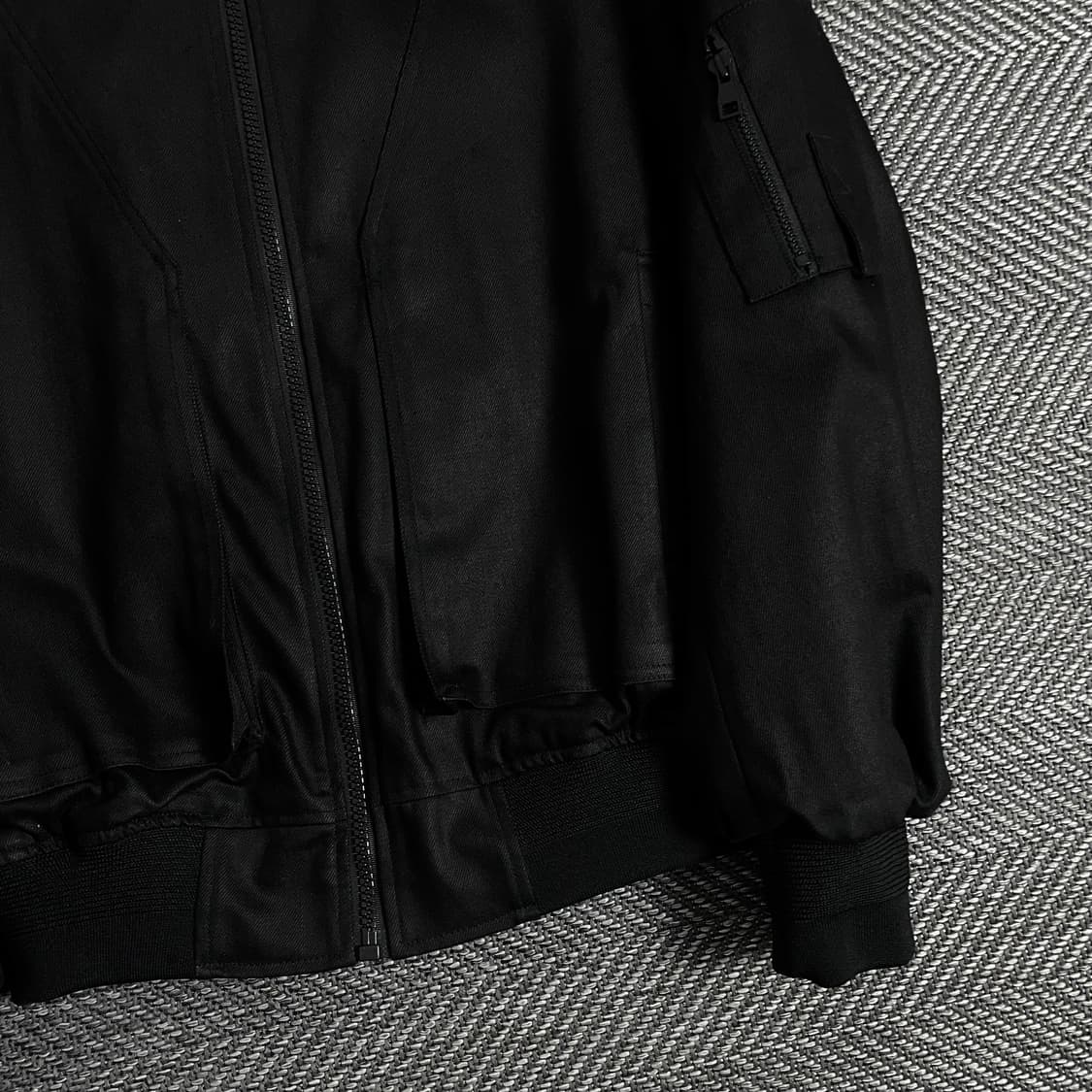 메종미네드 ma-1 플라이트 블루종 블랙o 2833 상품이미지2