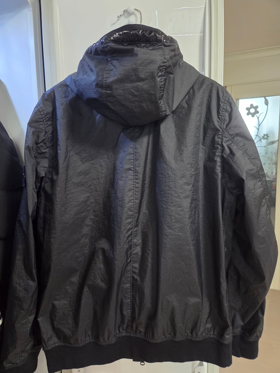 (L) 스톤아일랜드 멤브라나 3L TC 후드 바람막이 블랙 상품이미지5