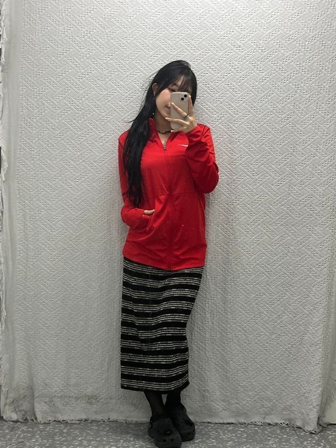 나이키 자수로고 트랙탑 집업 져지 100 C06439 상품이미지2