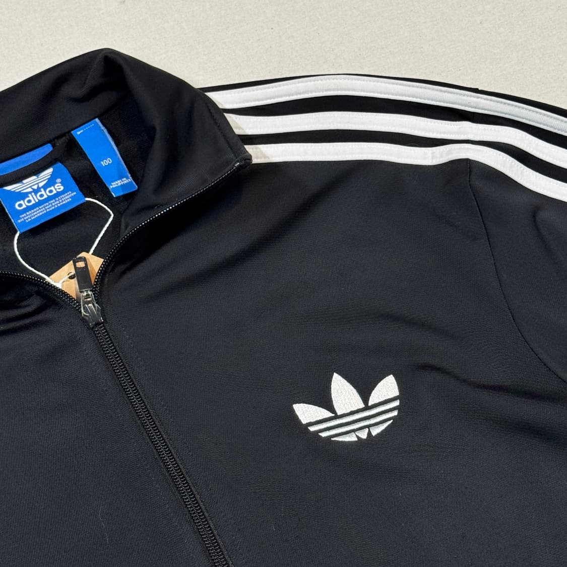 100) 아디다스 파이어버드 삼선 져지 트랙탑 집업 블랙 A11 상품이미지4