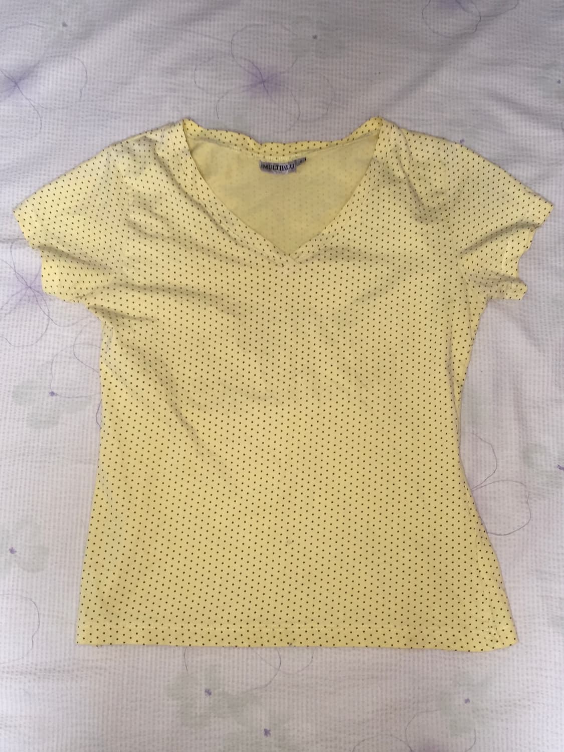 Japanese vintage 도트 티셔츠 상품이미지1