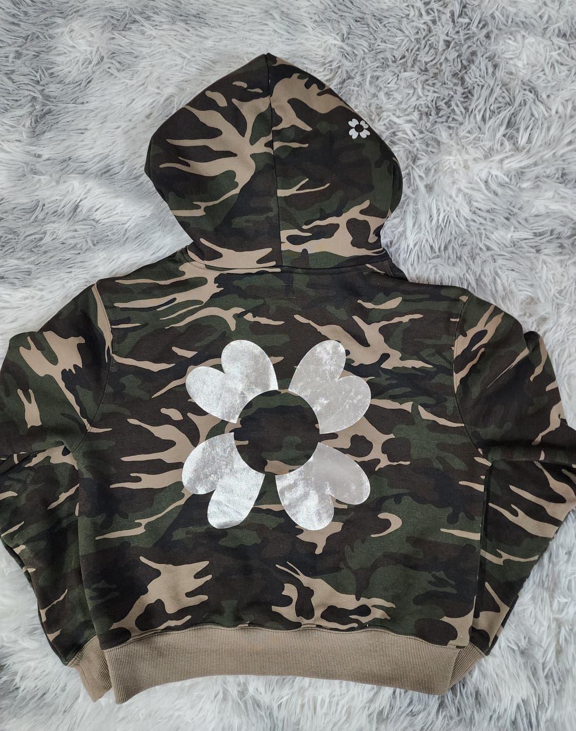 나비버스 럭키 카모 집업 후드티 상품이미지3