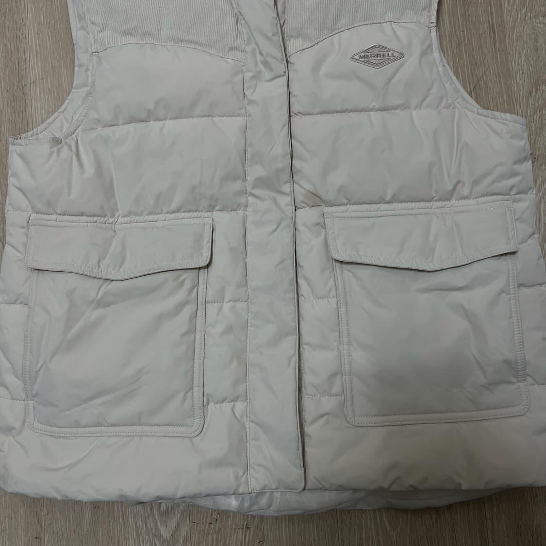 머렐 화이트 다운 패딩조끼 L/100  상품이미지3