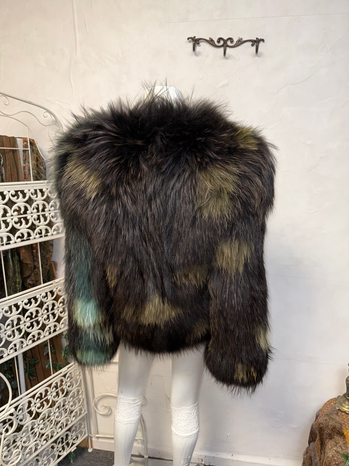 TANKUS khaki lamb skin raccoon fur jk 상품이미지7