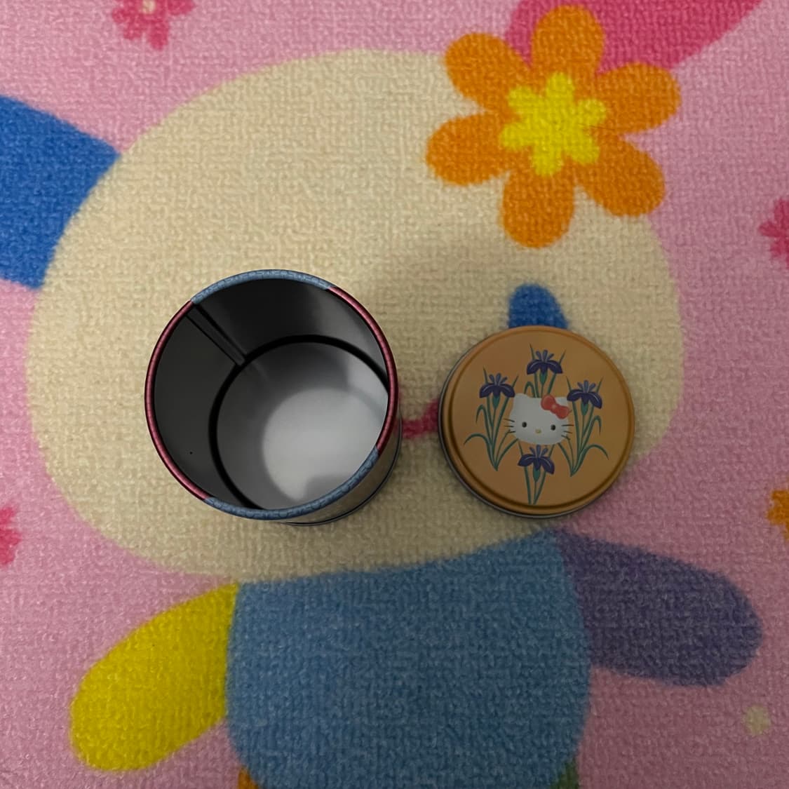 [새상품] 01년도 고전 키티 보관함 원통형 보관함 상품이미지5