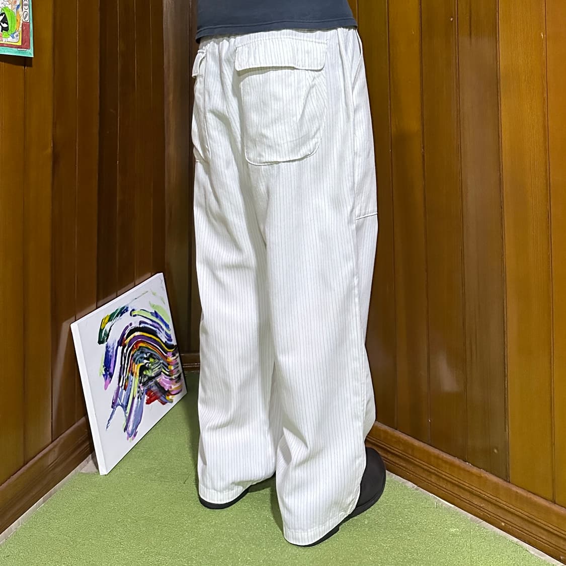 Y’s Yohji yamamoto stripe wide pants 상품이미지2