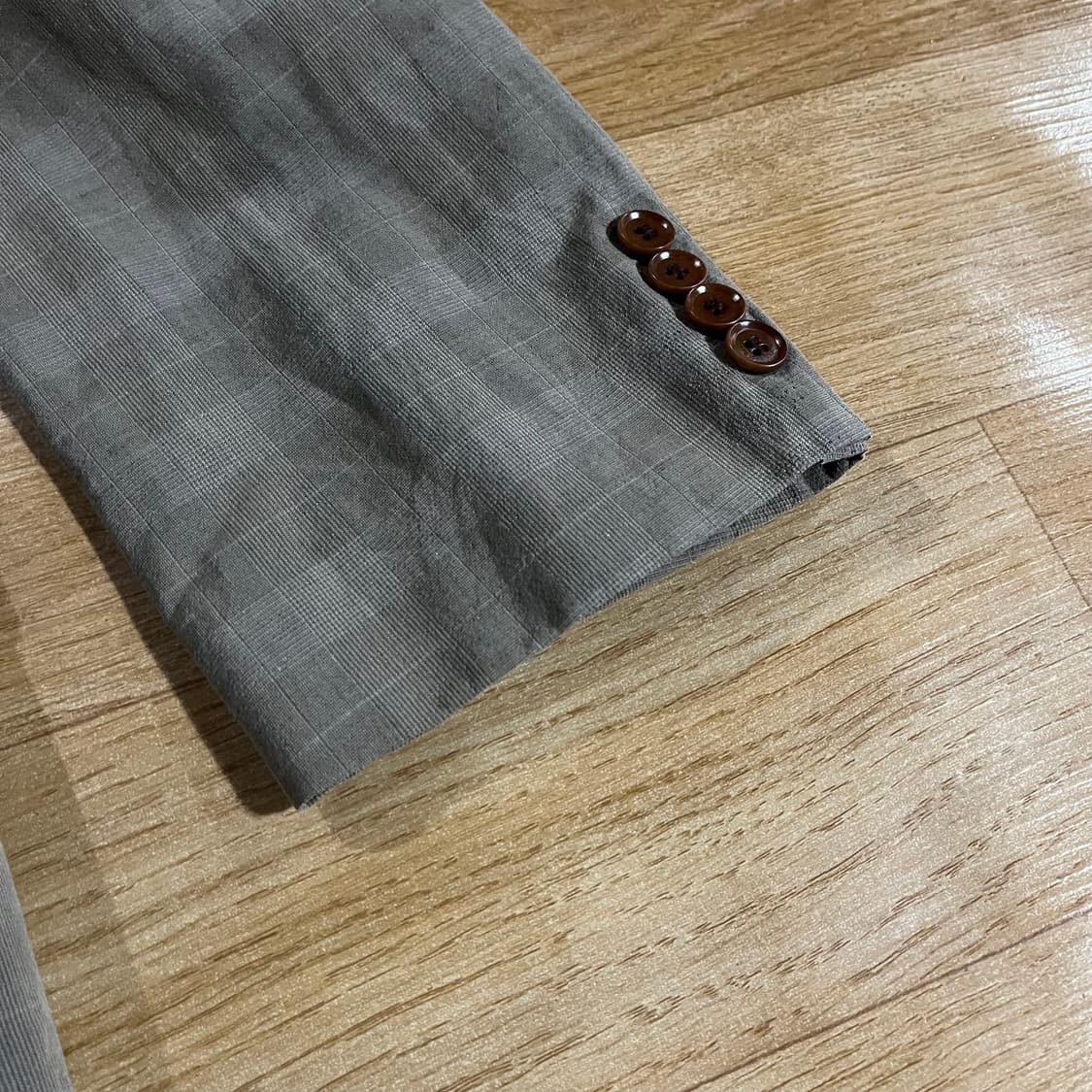 [107] 휴고보스 글렌체크 울린넨 자켓 상품이미지4