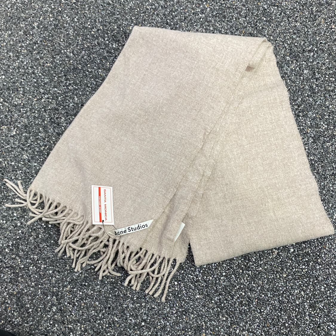 아크네 스튜디오 이태리 울 베이지 머플러 B3812 상품이미지4