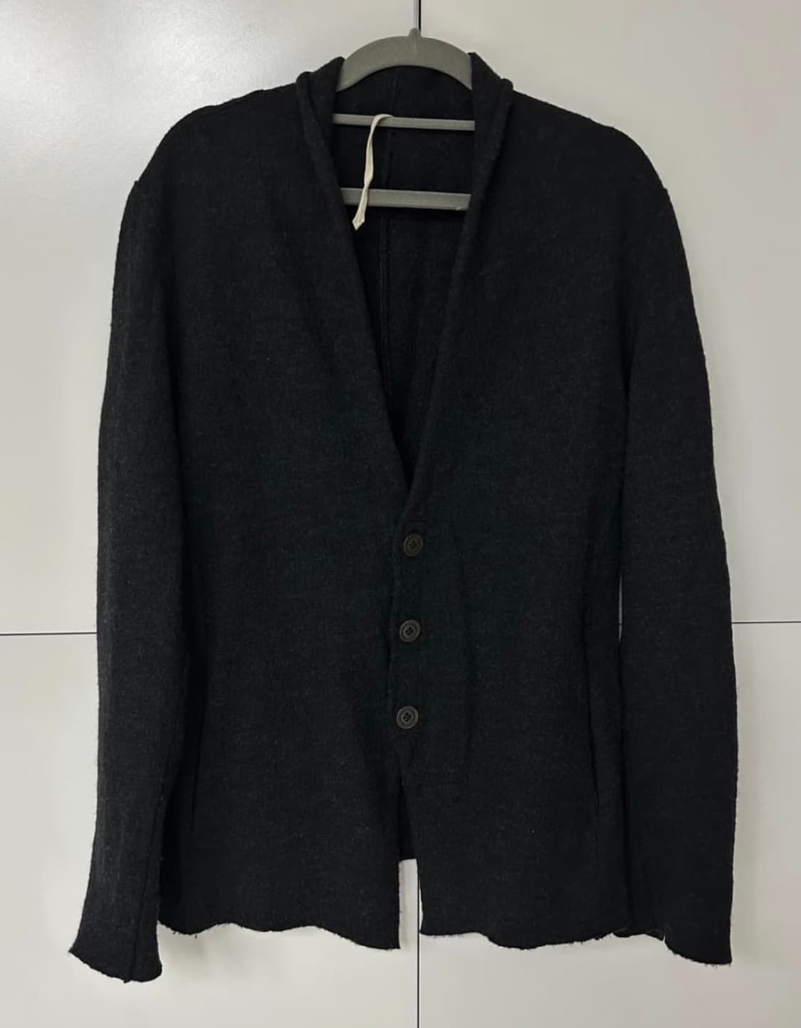 The Viridi Anne 축융 울 숄카라 가디건 상품이미지1