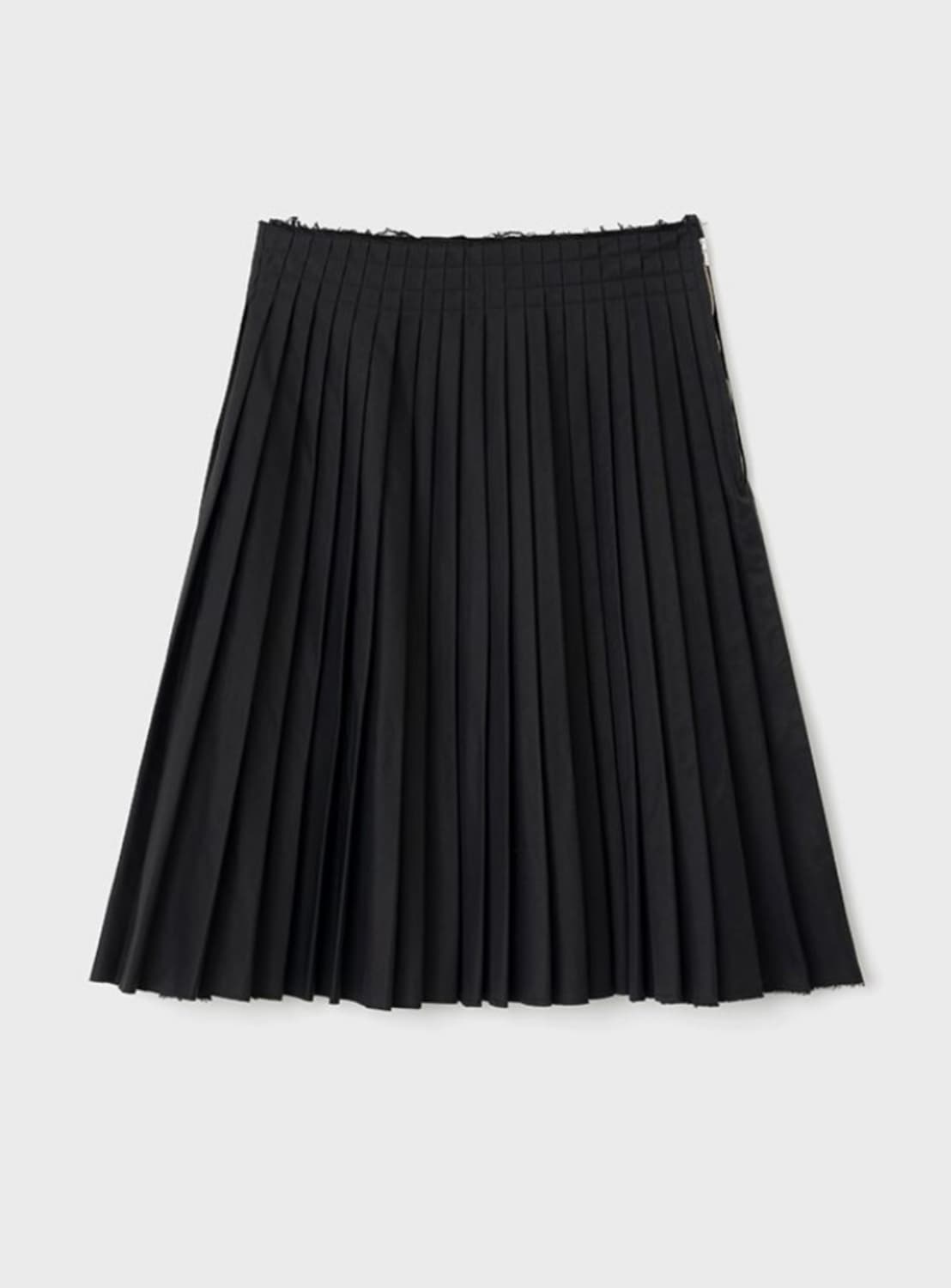 버뮬라 컷팅 디테일 플리츠 스커트 상품이미지1