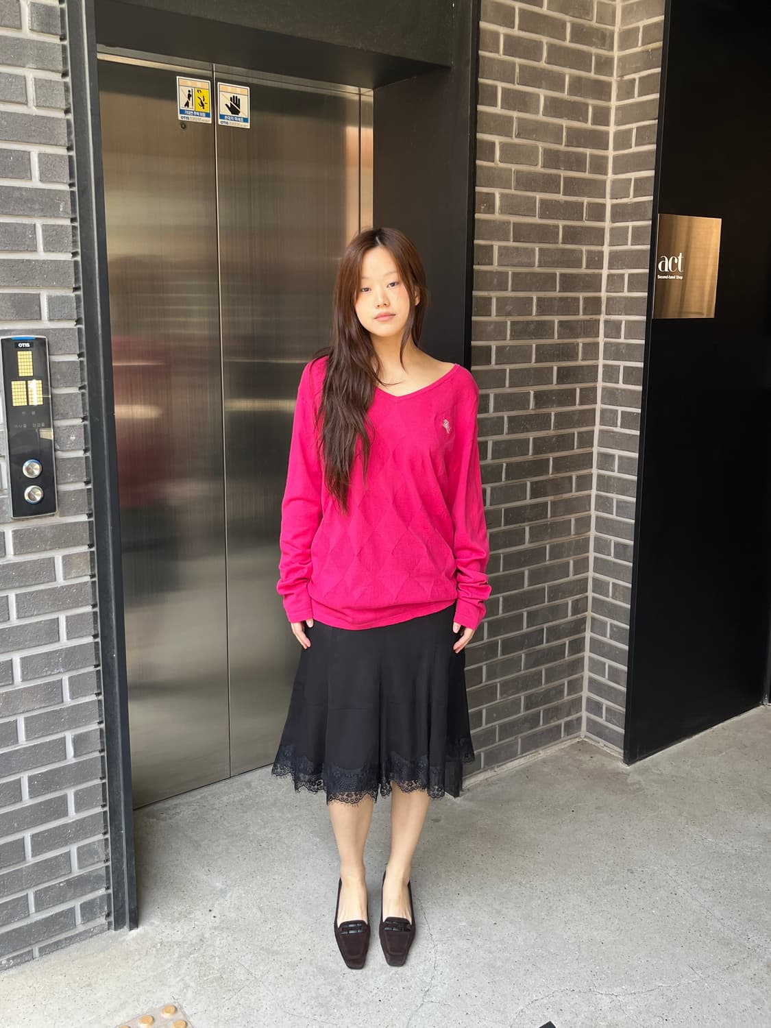 Burberry 버버리 로고 니트 핑크 상품이미지2