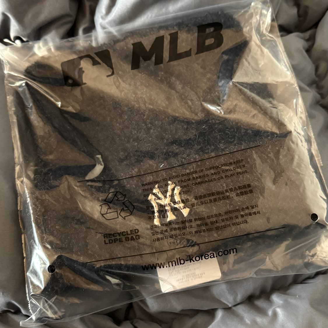 (새상품)MLB 플러시 미야옹 비니 블랙 뉴욕양키스 고양이귀 모자 엠엘비 상품이미지2