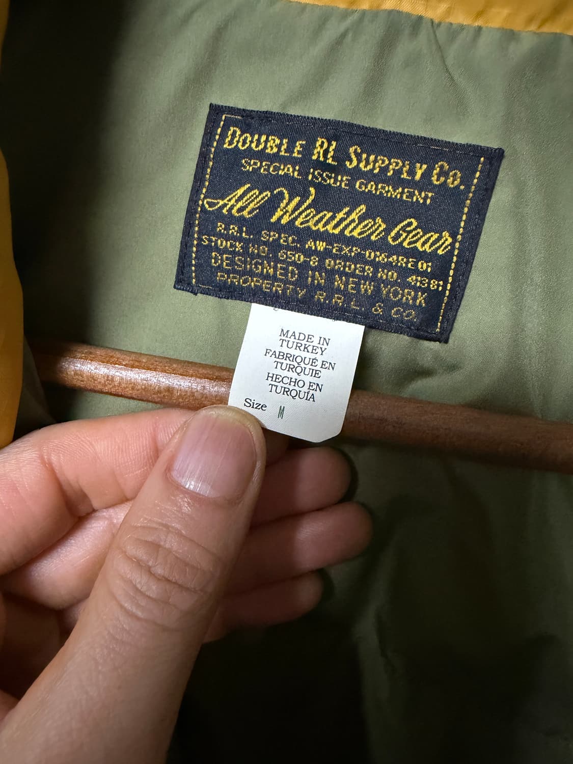 [M] rrl 더블알엘 퀼트 립스탑 재킷 상품이미지2