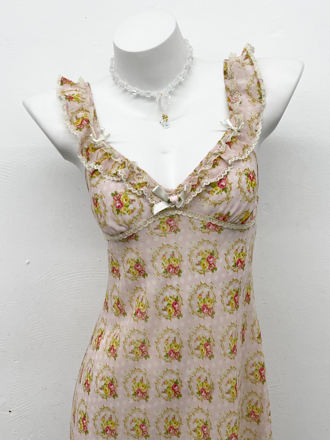 에블린 플로럴 레이스 슬립 상품이미지2