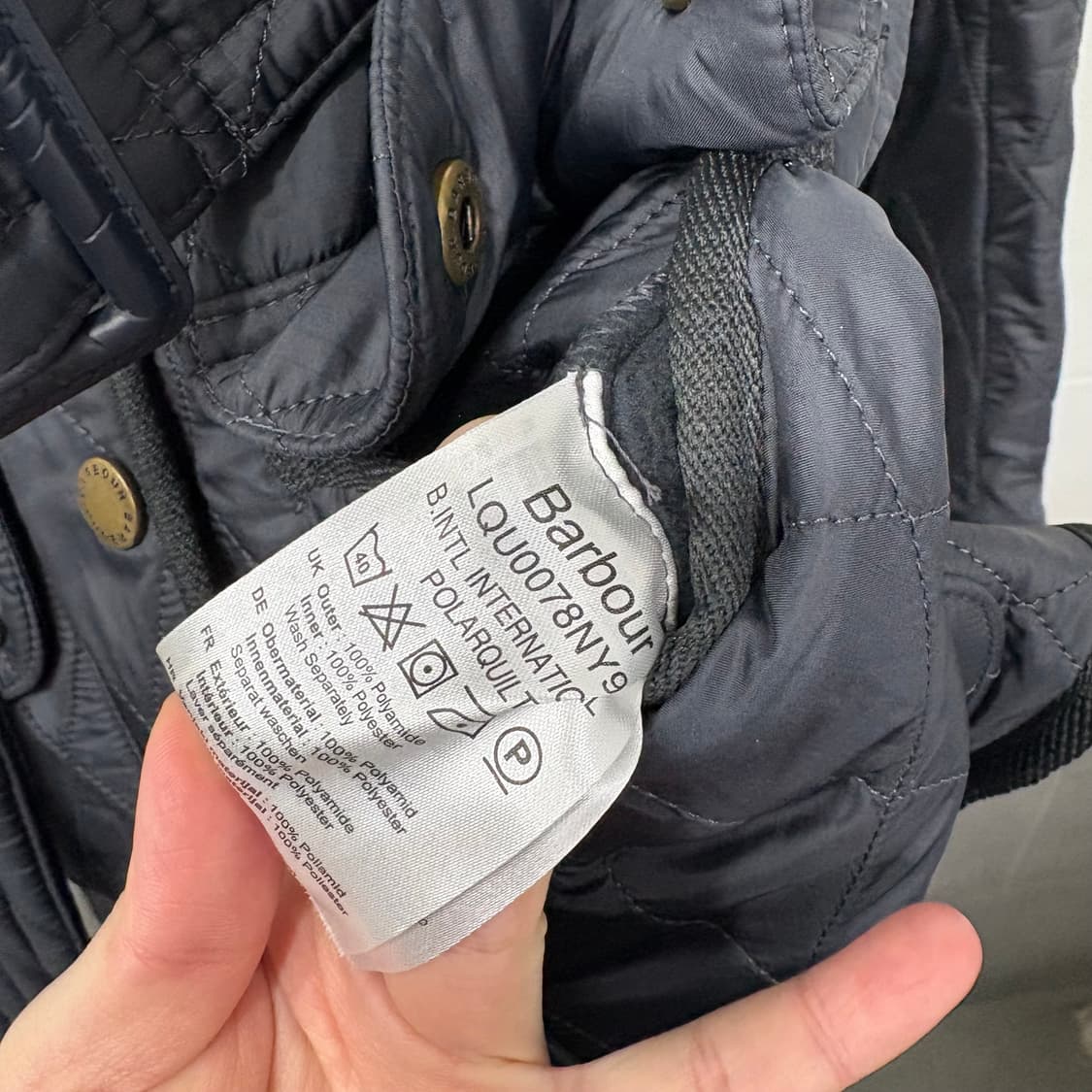 바버 인터네셔널 퀼팅 자켓 상품이미지4