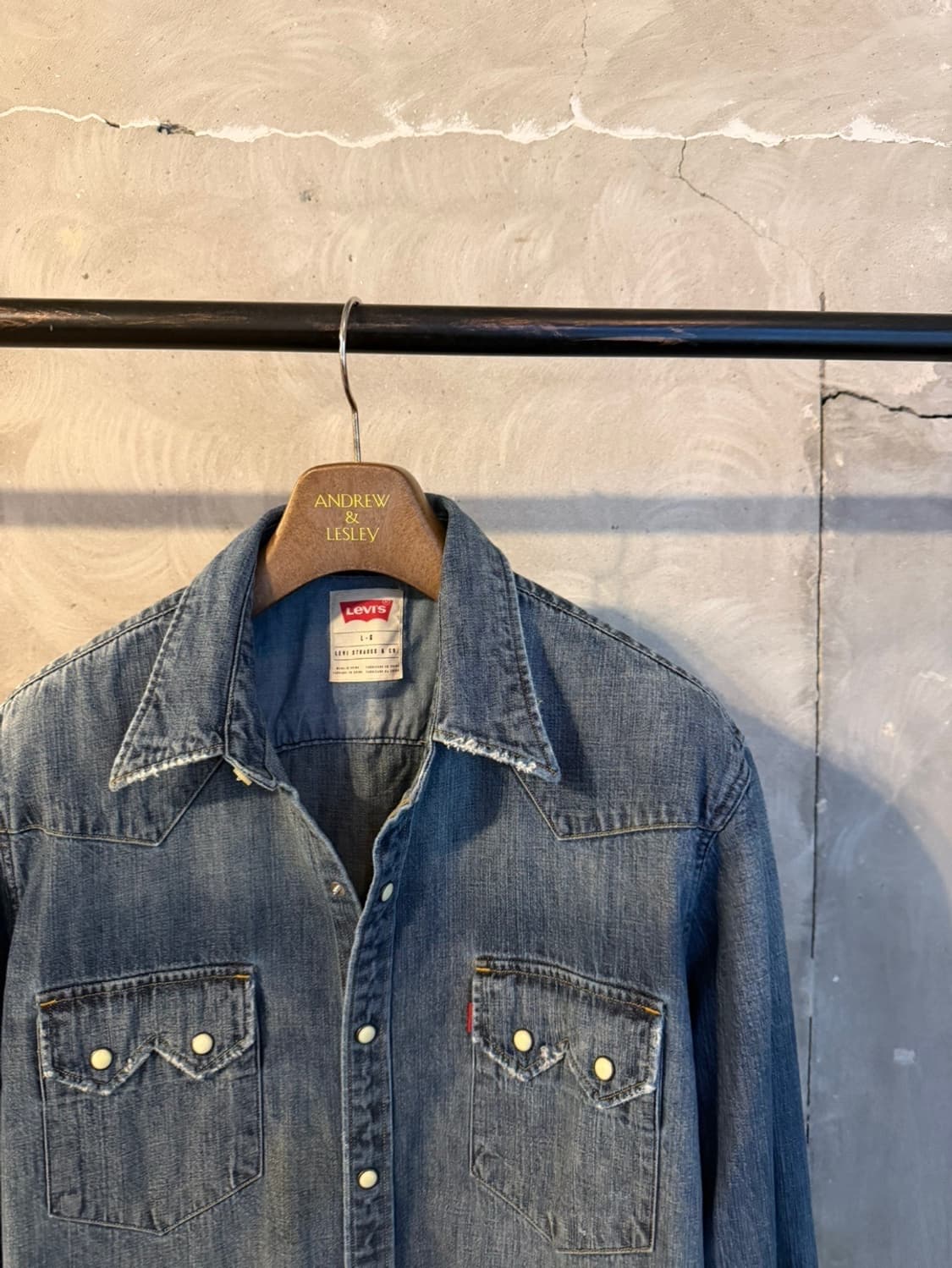 리바이스 웨스턴 데님셔츠 100 상품이미지4