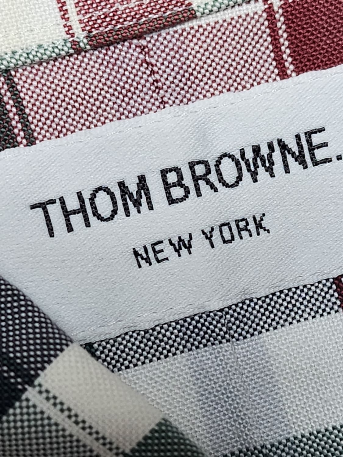 [3] 톰브라운 체크 사선완장 옥스포드 셔츠 MWL157 8498 상품이미지6