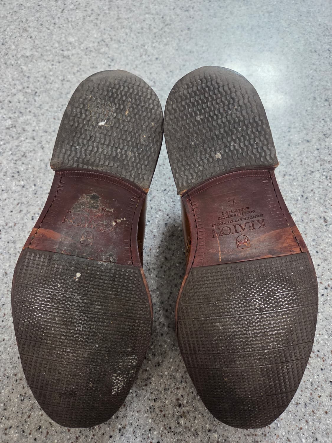 KEATON 윙팁 더비슈즈 265사이즈 16.5만 상품이미지5