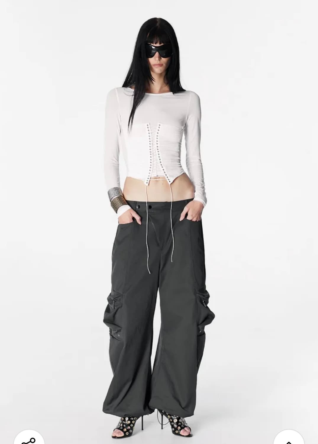 2000아카이브 코르셋 탑 상품이미지2