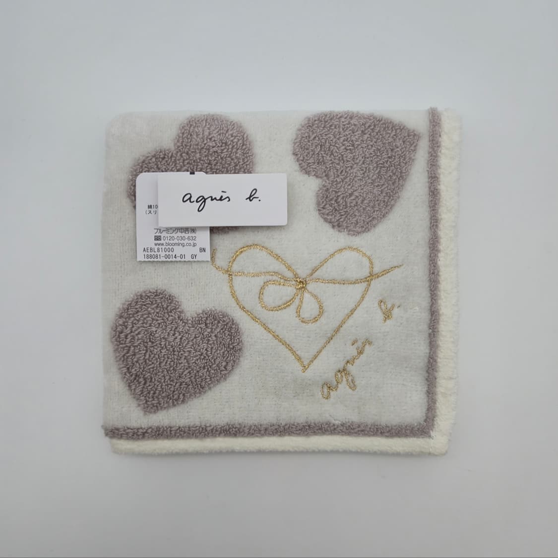 Agnes b. 아네스 베 핸드타올 손수건 [BF10454-739-04] 상품이미지2