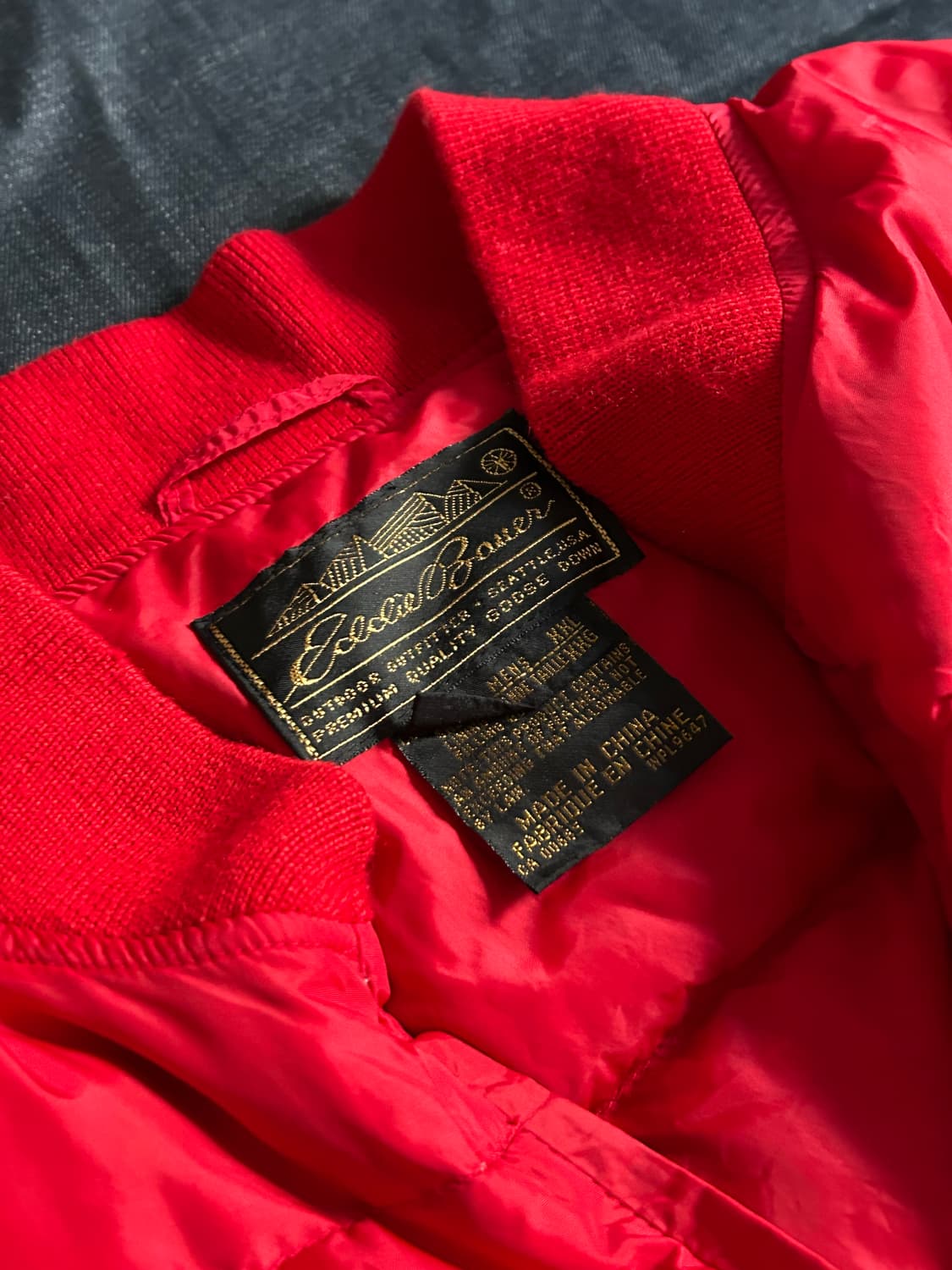 90s 에디바우어 구스다운 패딩베스트 상품이미지3