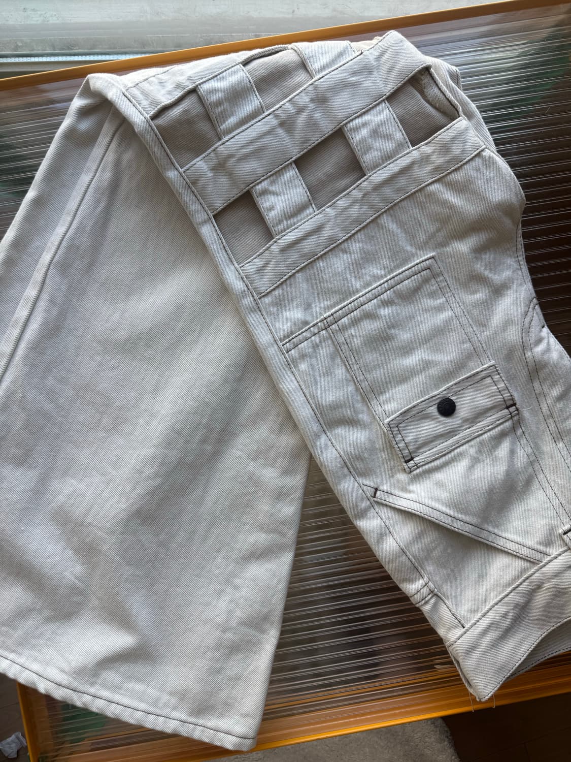 캐피탈 윈드펜 부시 팬츠 [화이트] 상품이미지4