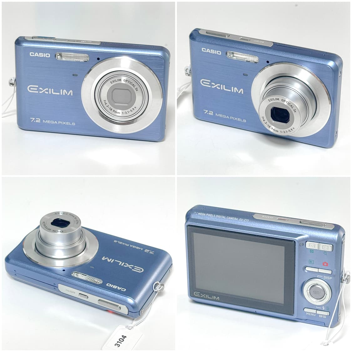 카시오 엑슬림 Z77 베이비블루 빈티지디카 상품이미지3