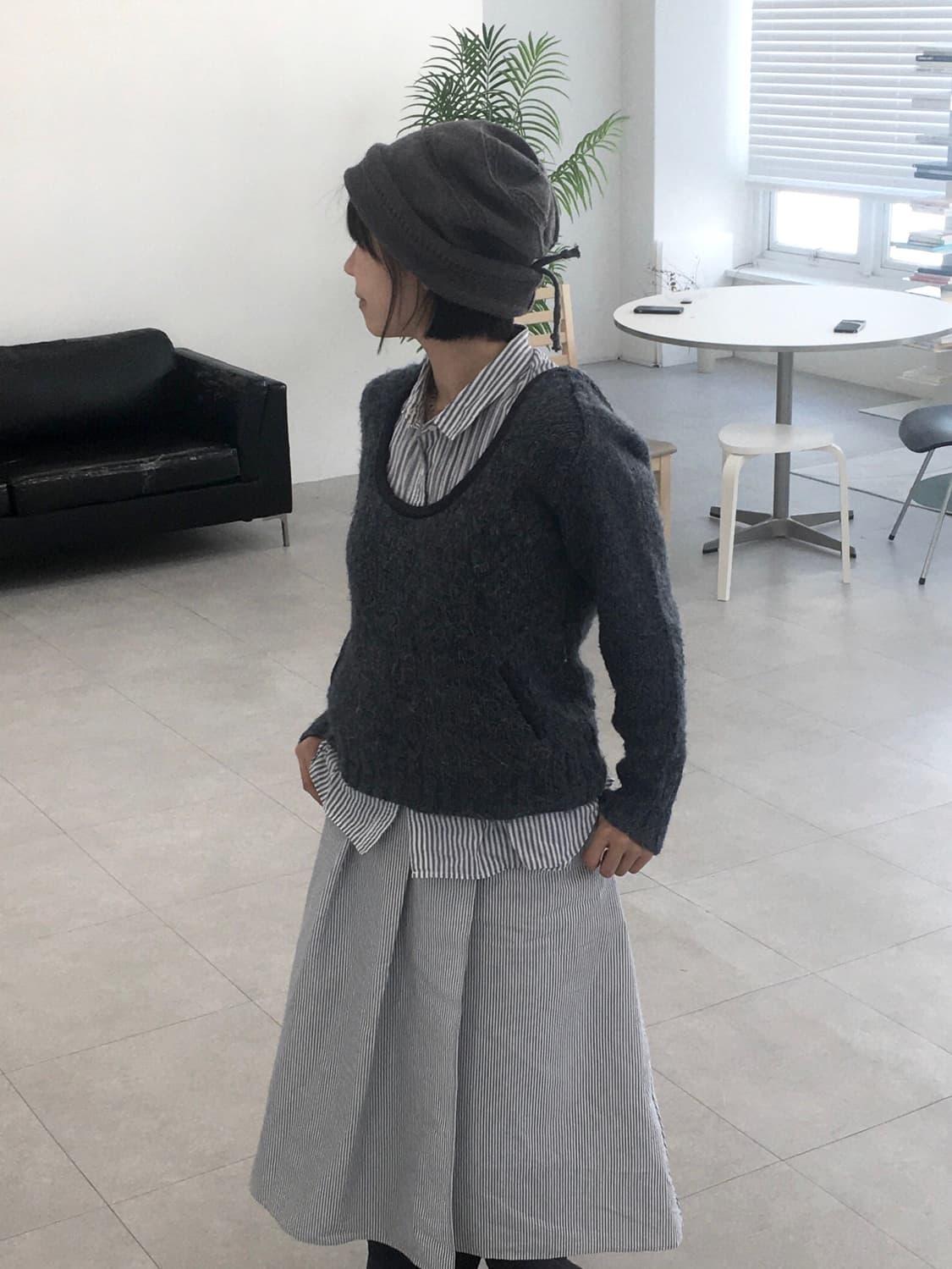 Hatual stripeee set 상품이미지4