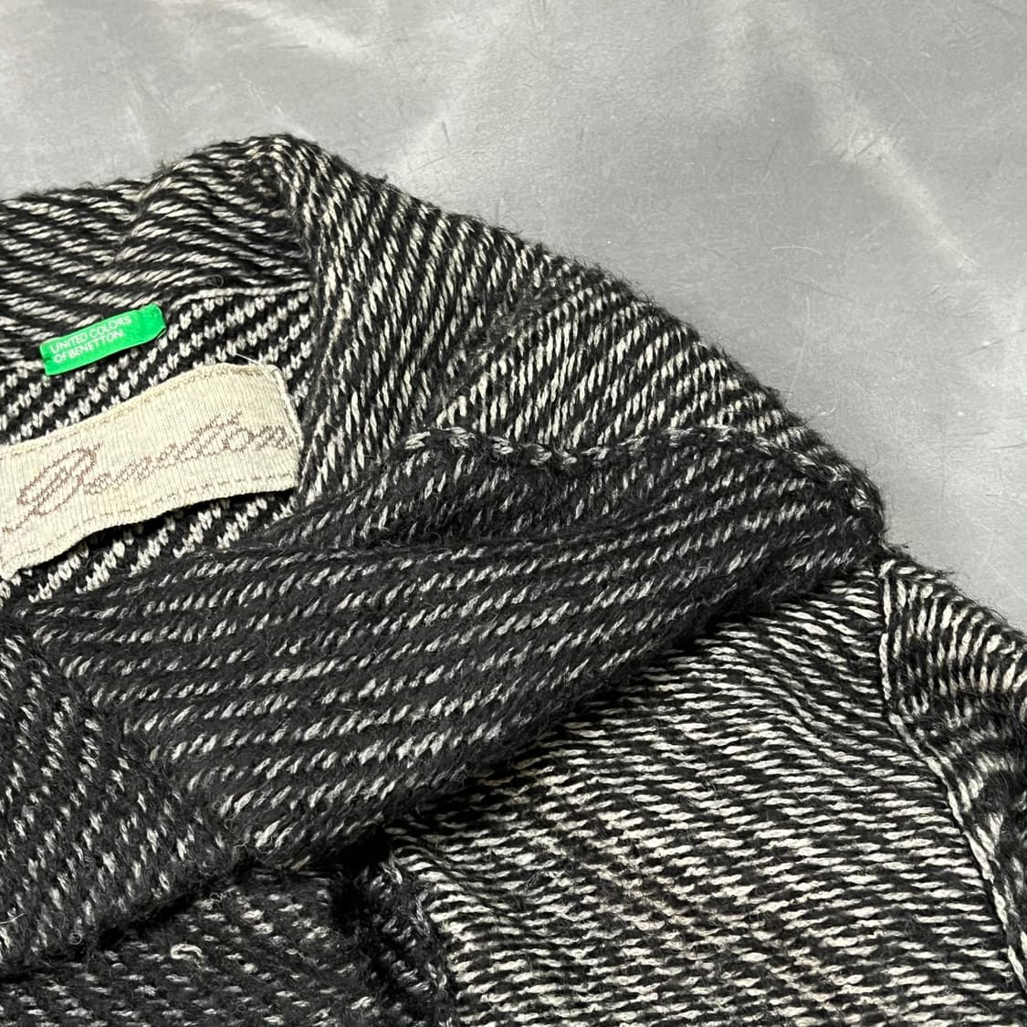  베네통 카라디테일 숏 코트 y14767 상품이미지4