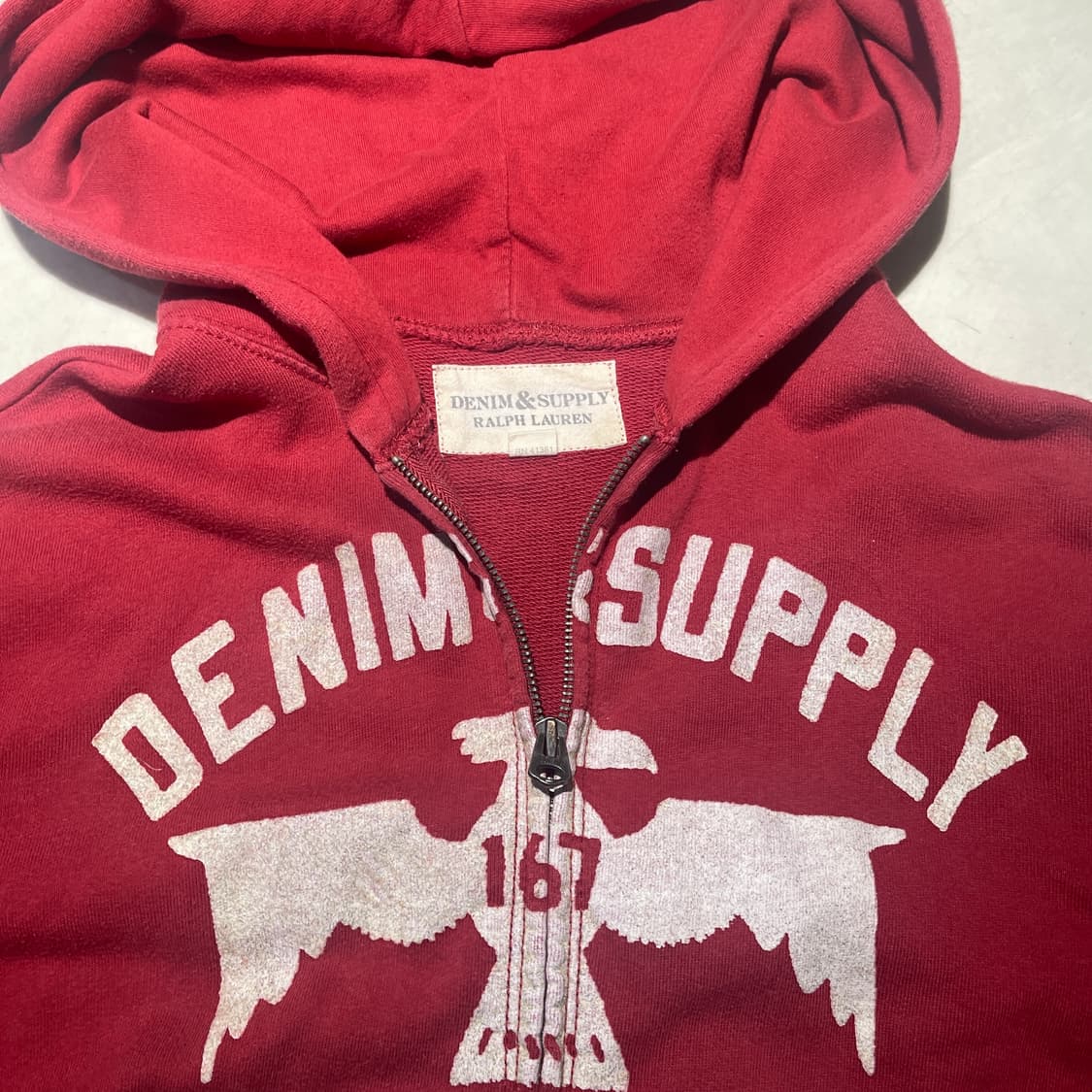 폴로 데님앤서플라이 여성 후드집업 빅로고 상품이미지2