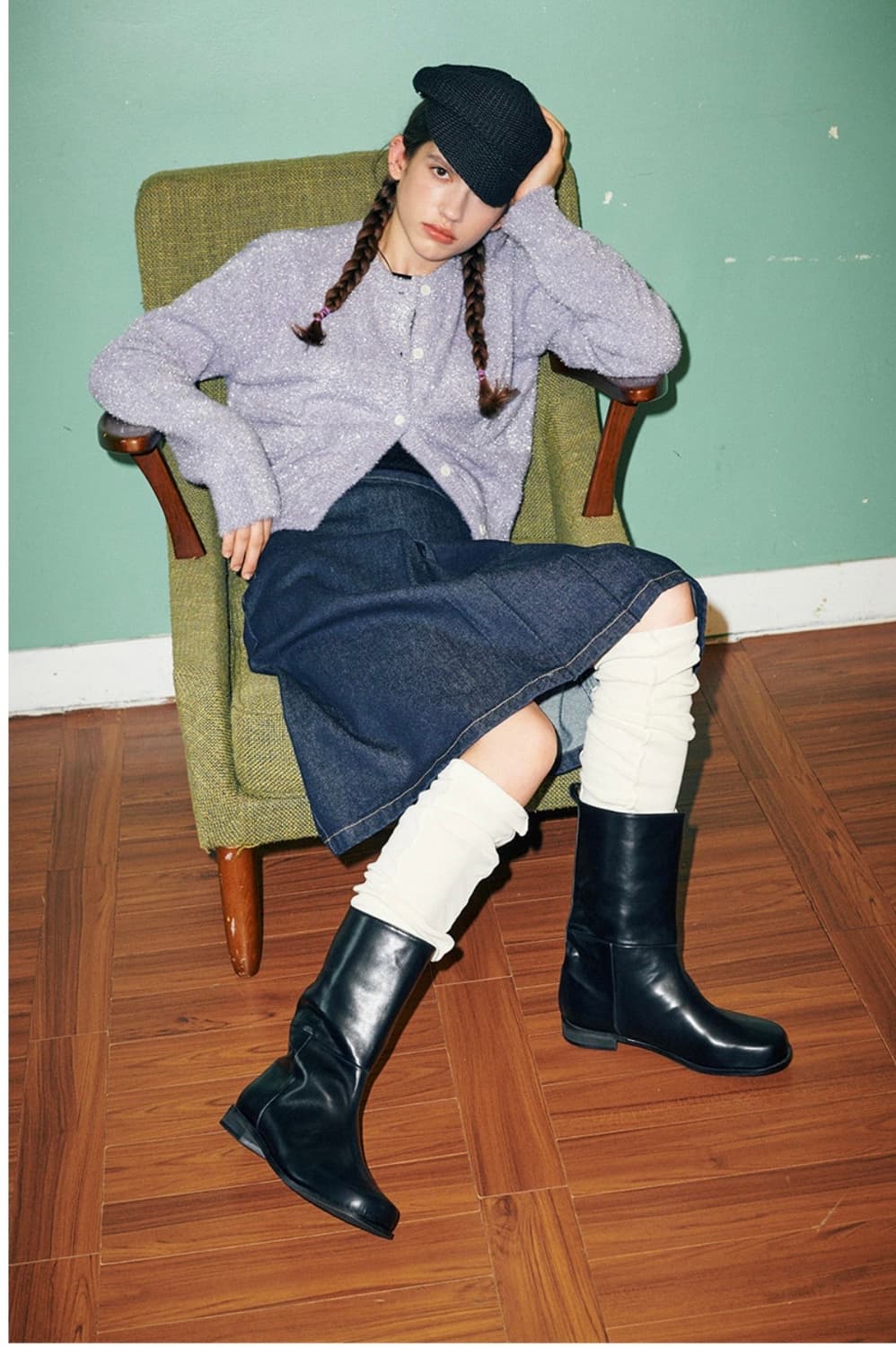 (새상품) 마크모크 부츠 판초 pancho 235 판매해요 상품이미지1