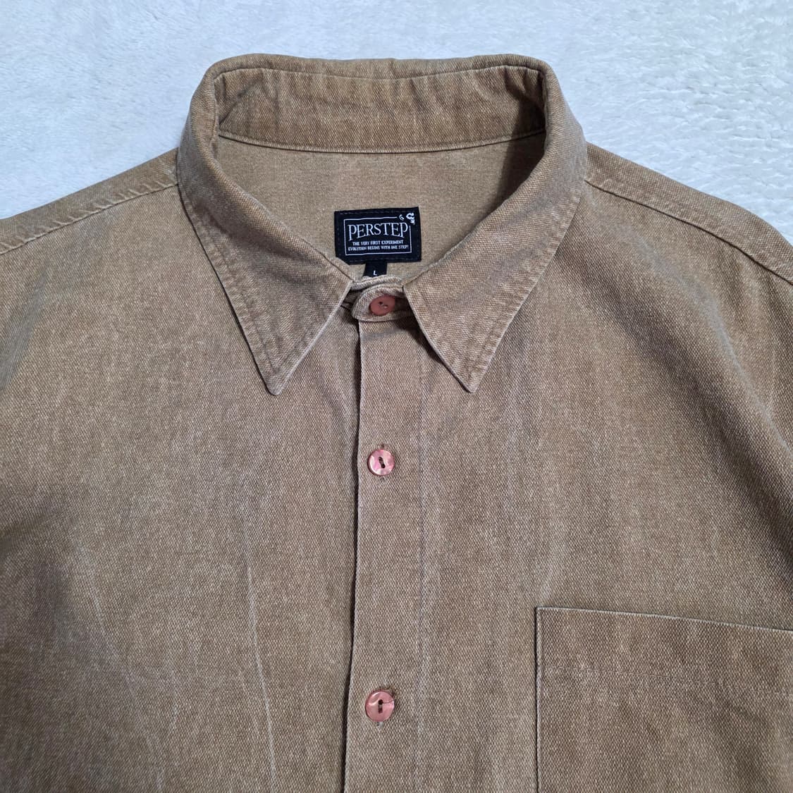 (L)퍼스텝 피그먼트 루즈핏 셔츠 상품이미지2