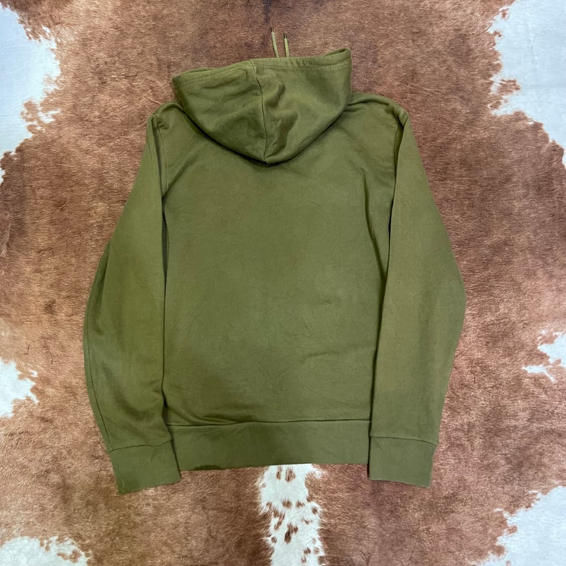 리바이스  레터링 카키 후드집업 상품이미지6