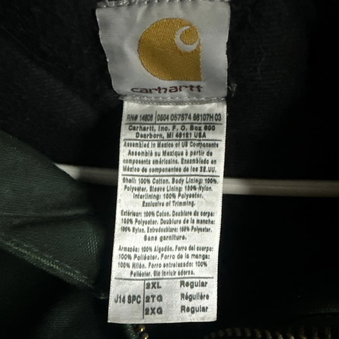 칼하트 J14 산타페 디트로이트 자켓 스프루스 그린 상품이미지3