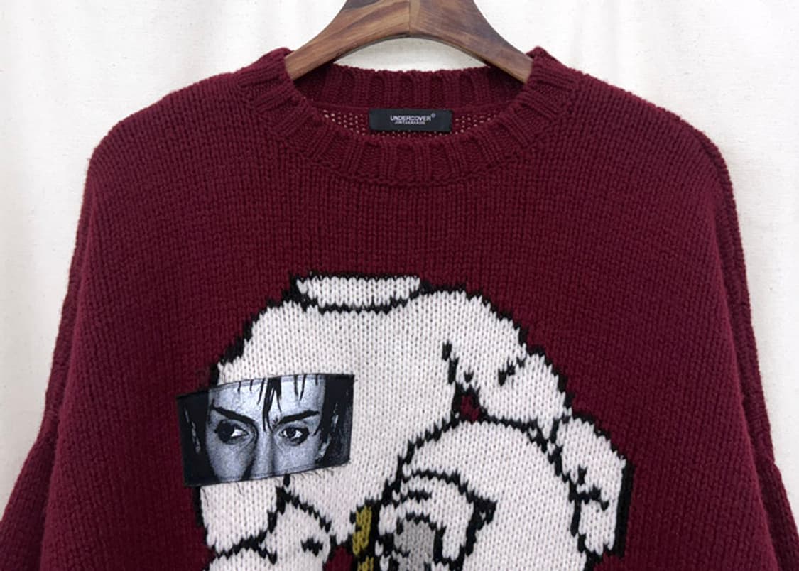언더커버 토이 위드아웃 소울 인타르시아 울 스웨터 상품이미지4