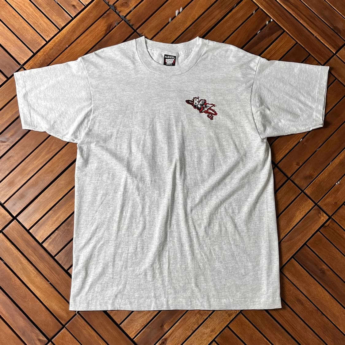[XL]8-90's 1141 미국 해병대 일러스트 반팔 상품이미지5