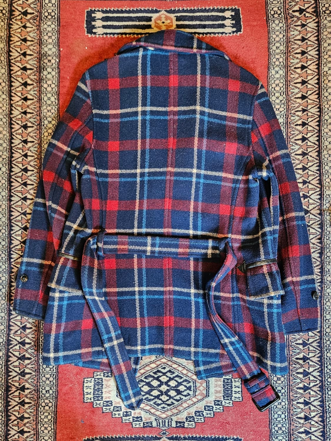 랄프로렌 체크 코트 상품이미지3