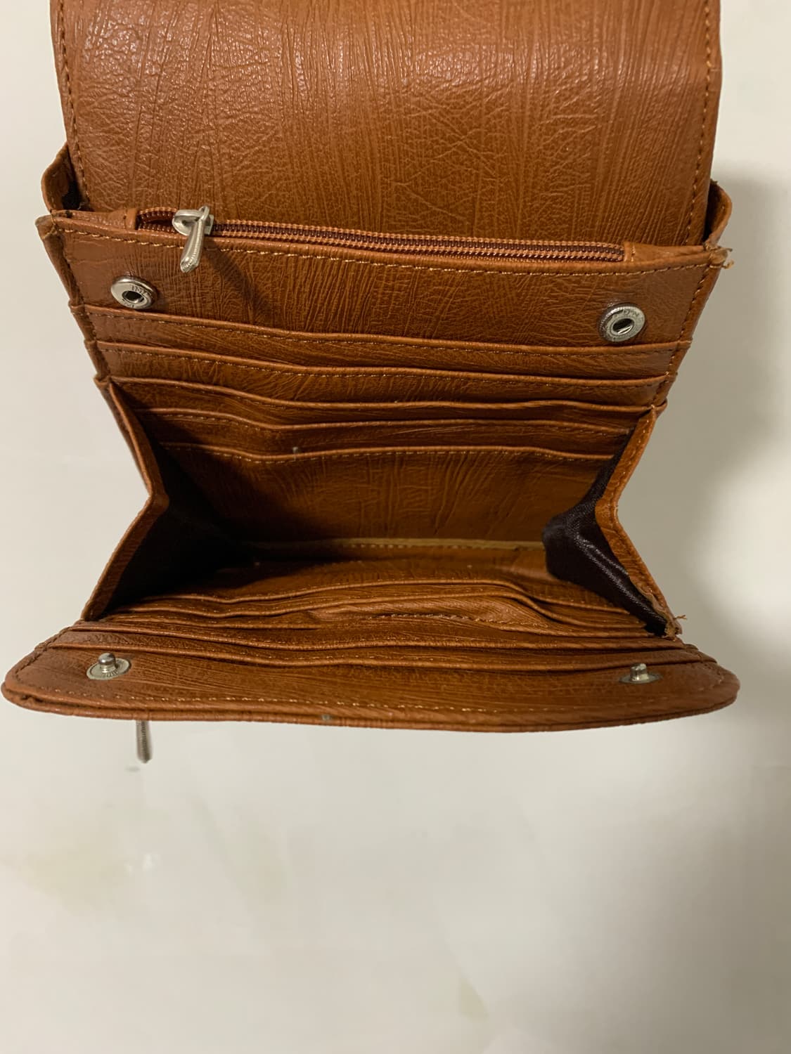 빈티지 가죽 지갑 크로스백 상품이미지6