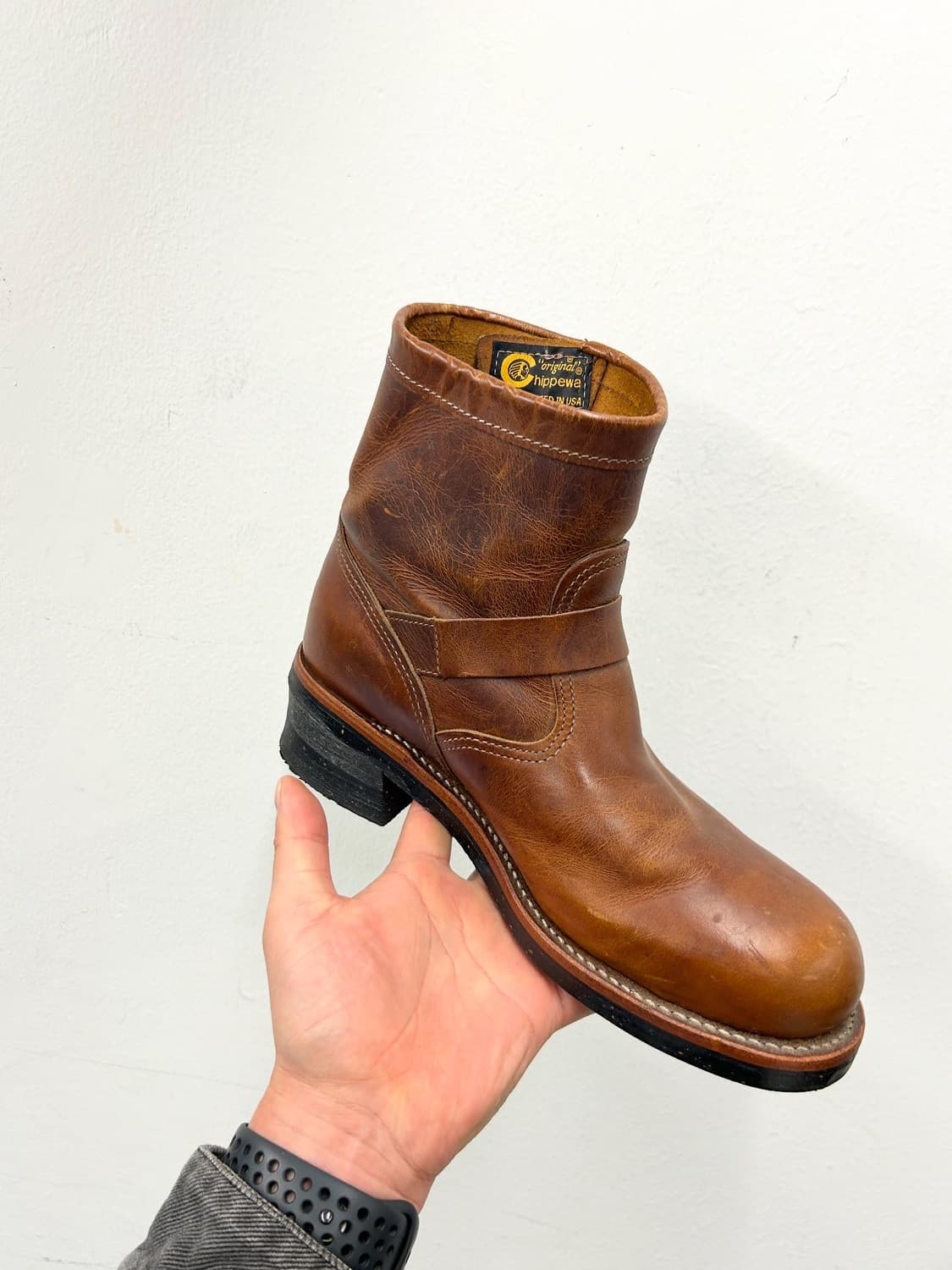 치페와 브라운 엔지니어드 부츠 8E, 260 상품이미지4