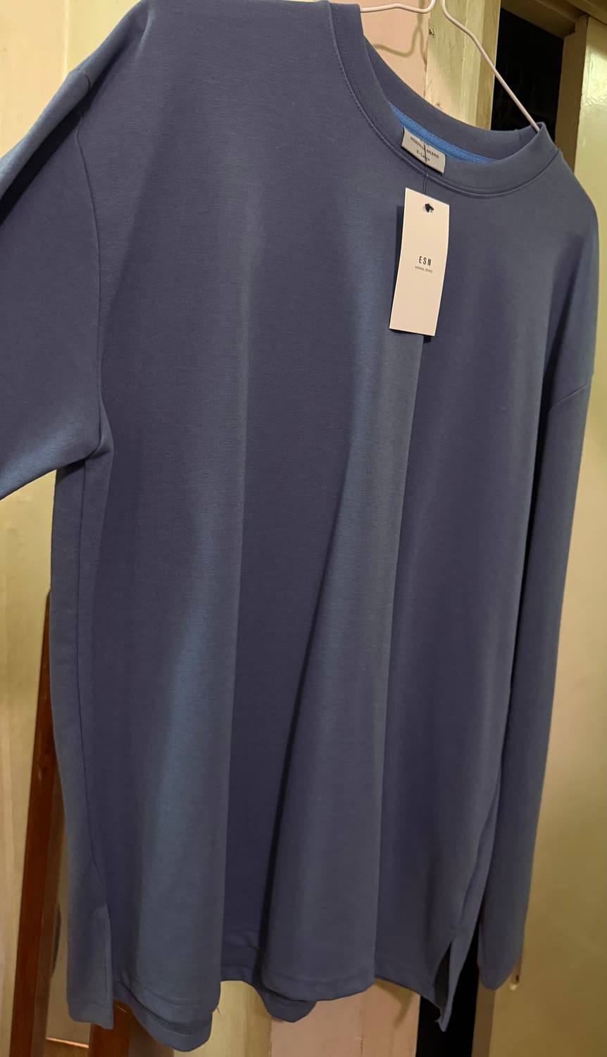 이에스엔 맨투맨 파랑 xl 상품이미지1