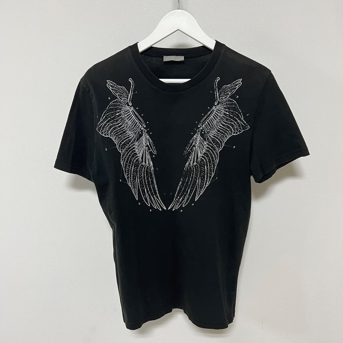 디올옴므 07AW Angel Skeleton Wings 티셔츠 블랙 상품이미지3