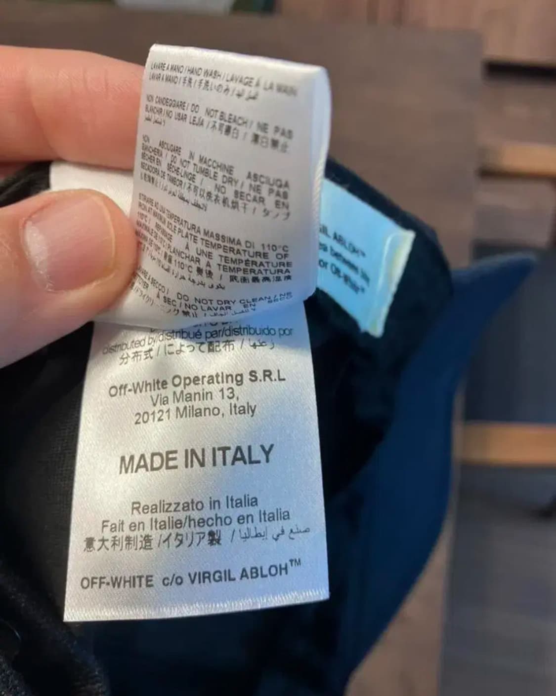 오프화이트 스콜피온 캡 상품이미지5