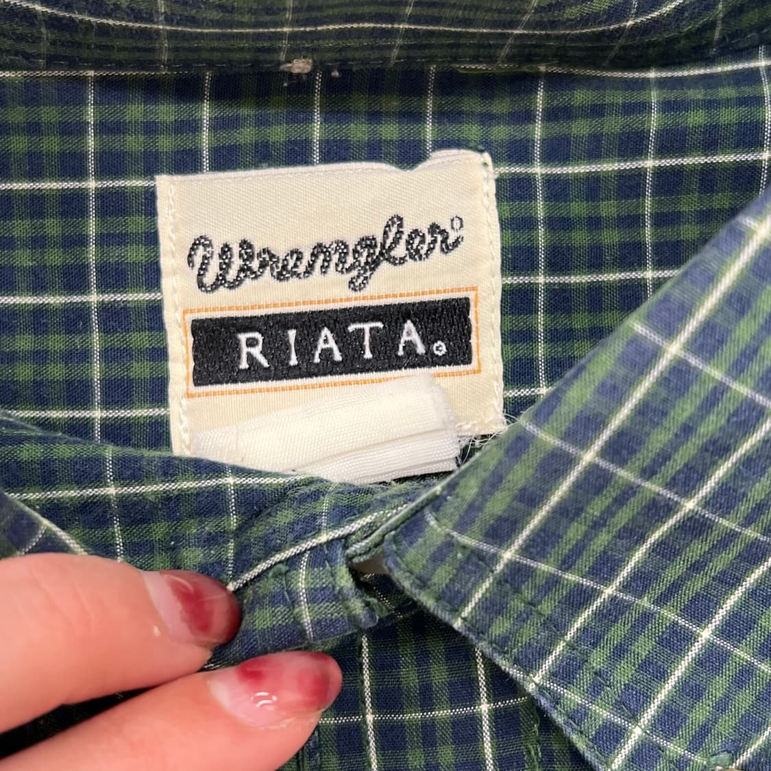 랭글러 체크 셔츠 r2745 상품이미지6