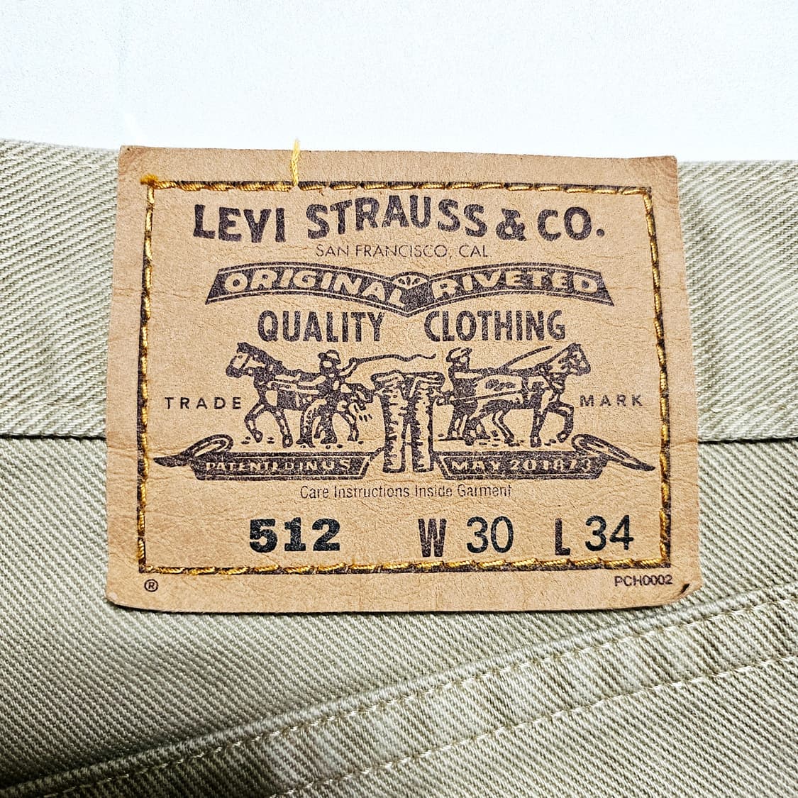 [30][리바이스]90's 512™실버탭 릴렉스 스트레이트 치노 상품이미지8